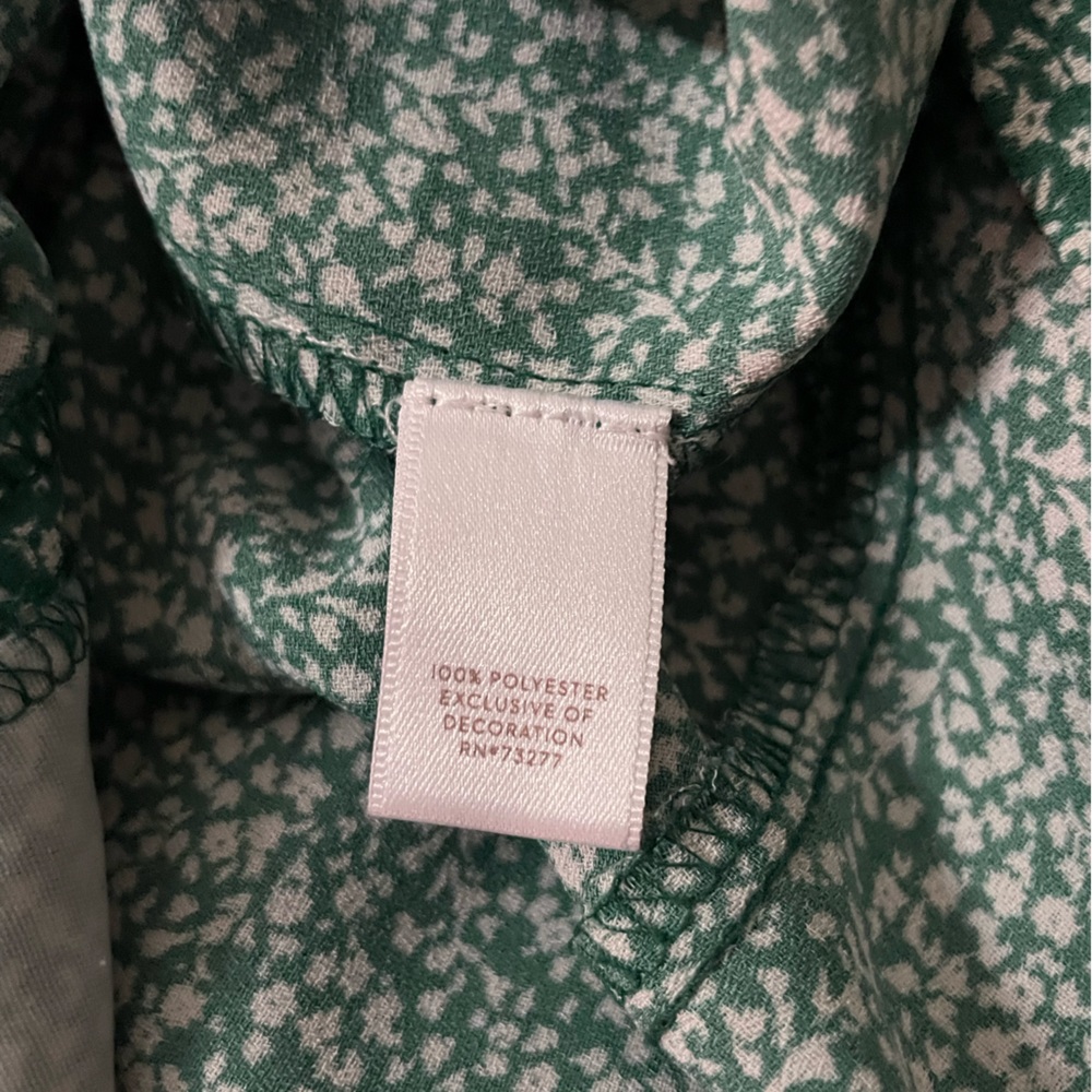 Irish Spring Green Ruffle Blouse - Picture 3 of 10